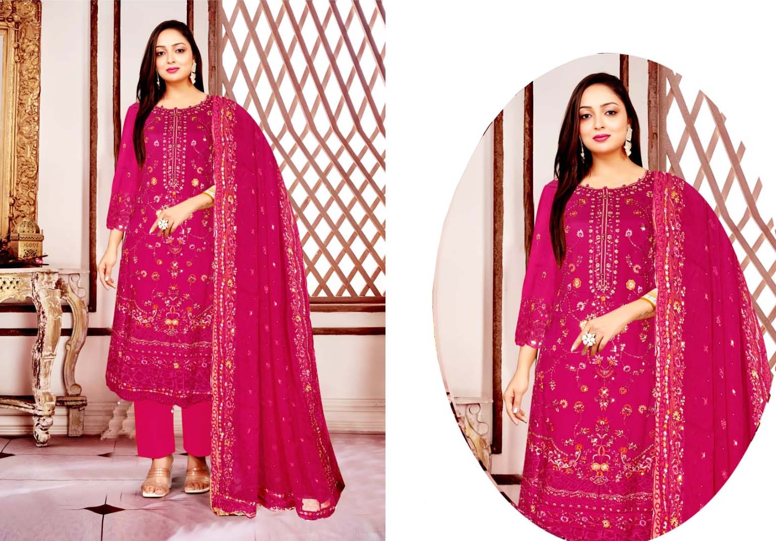 traditional Indian salwar kameez