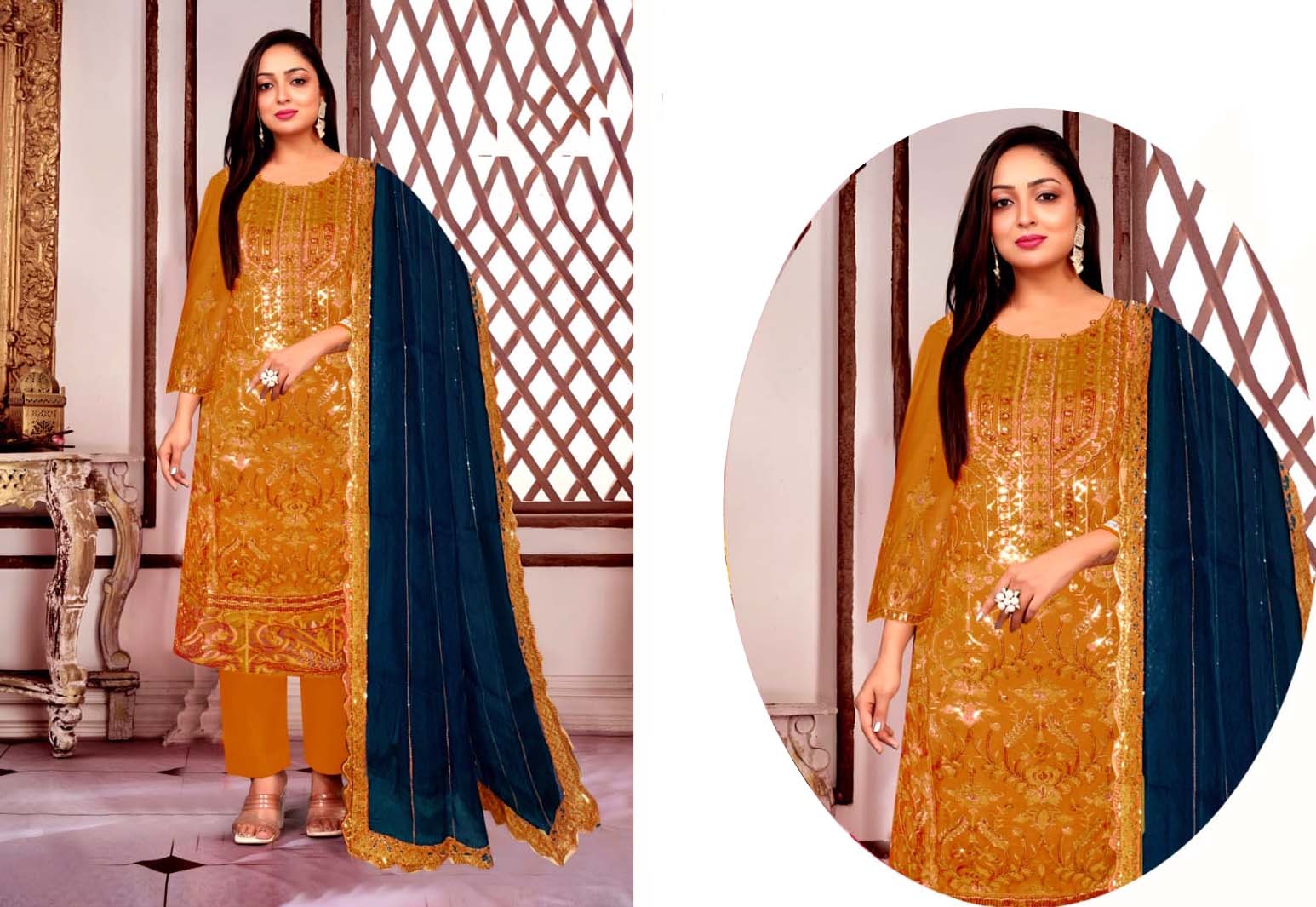 traditional Indian salwar kameez