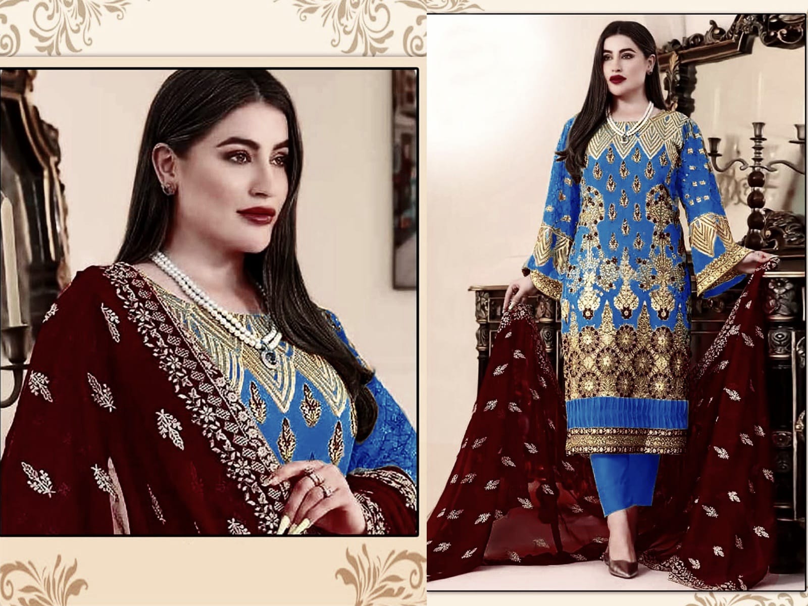 gorgeous embroidered salwar Kameez