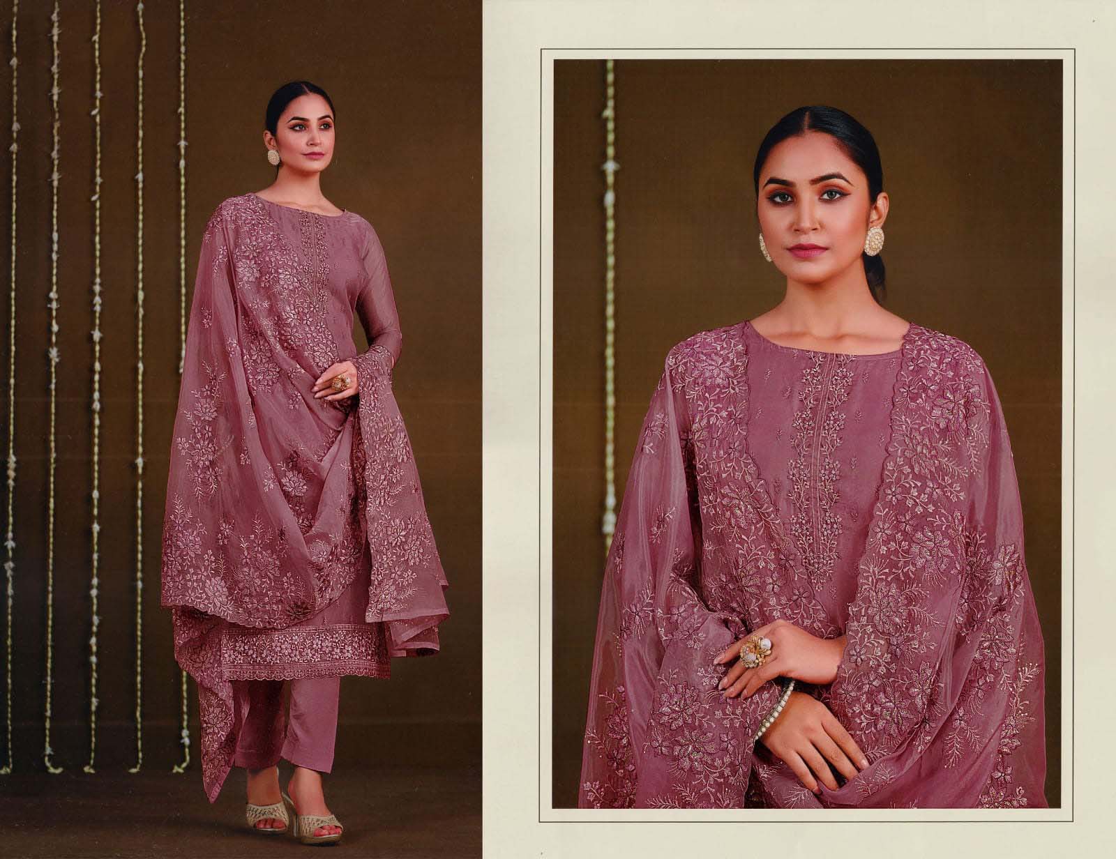 rusty terracotta traditional Salwar kameez