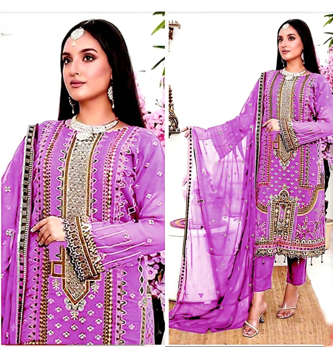 stunning traditional ensemble